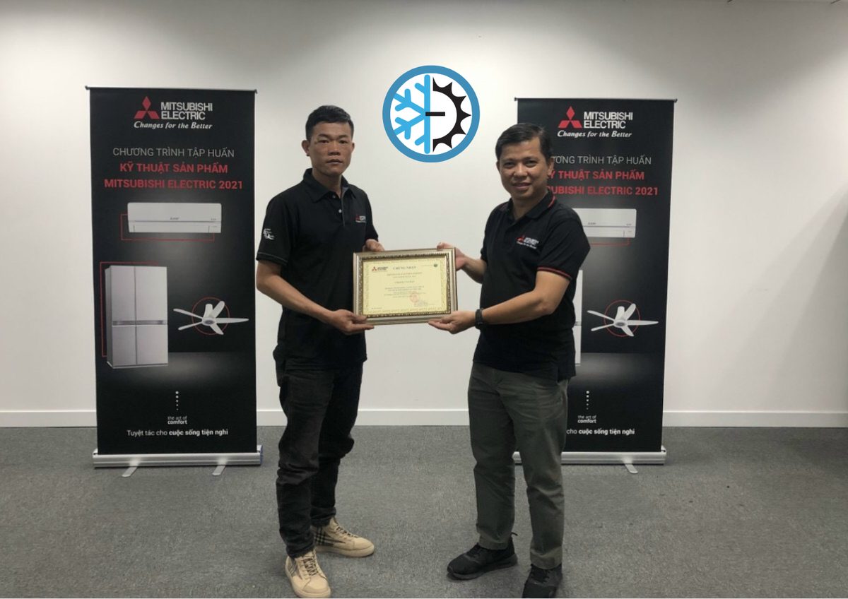 Nhận chứng nhận tập huấn kỹ thuật sản phẩm Mitsubishi Electric