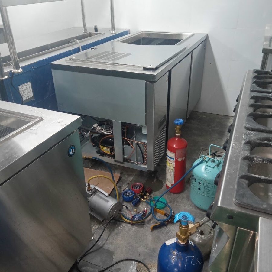 Sửa tủ mát bàn cho quán ăn, nhà hàng tại Đà Lạt